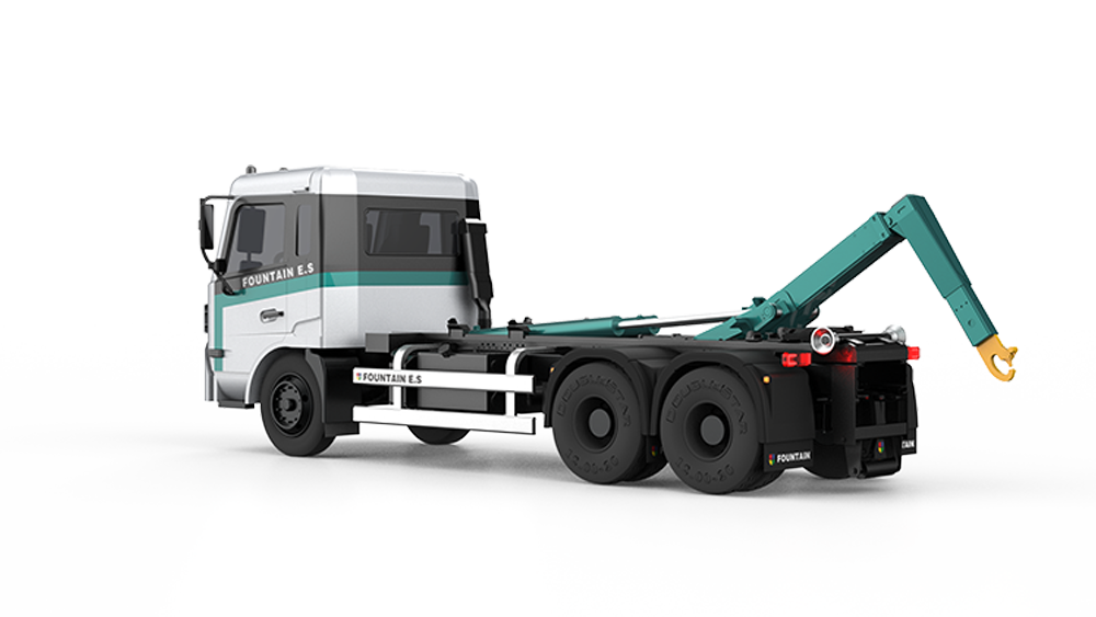 純電動18噸勾臂垃圾車