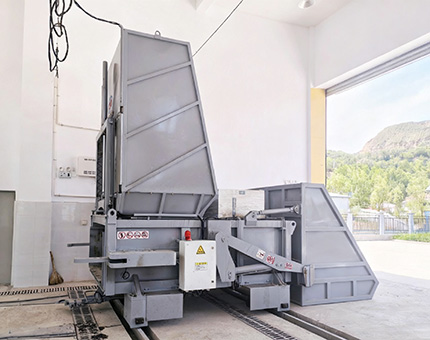 水平分體式壓縮垃圾站